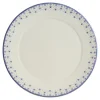 Bajo-plato colección Flor de Lis Azul