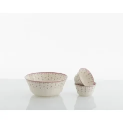 Juego de boles clásicos de 13 piezas colección Flor de Lis Rosa