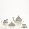Juego de café de 15 piezas colección Ochavada Blanca