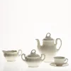 Juego de café de 15 piezas colección Aurora Blanca