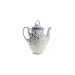 Juego de café de 27 piezas colección Flor de Lis Azul