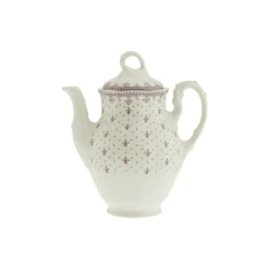 Juego de café de 15 piezas colección Flor de Lis Rosa