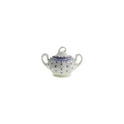 Juego de café de 15 piezas colección Flor de Lis Azul
