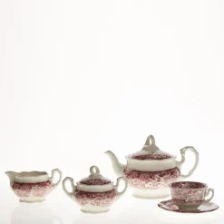 Juego de té de 15 piezas colección 202 Rosa