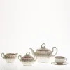 Juego de té de 15 piezas colección Flor de Lis Rosa