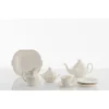 Juego de té de 40 piezas colección Ochavada Blanca