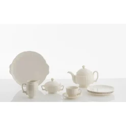 Juego de té de 40 piezas colección Imperio Blanca