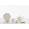Juego de té de 40 piezas colección Aurora Blanca