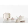 Juego de té de 40 piezas colección Basic Line Red