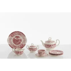 Juego de té de 40 piezas colección 202 Rosa