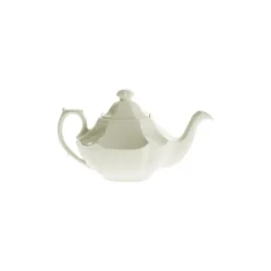 Juego de té de 15 piezas colección Ochavada Blanca