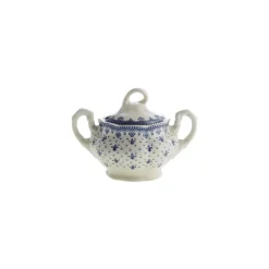 Juego de té de 27 piezas colección Flor de Lis Azul