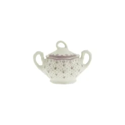 Juego de té de 27 piezas colección Flor de Lis Rosa