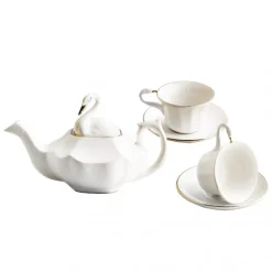 Juego de té para 2 servicios colección Odette Gold