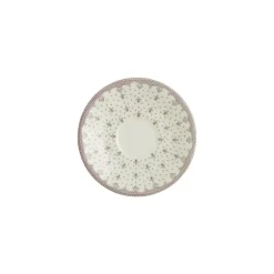Platillo de café colección Flor de Lis Rosa