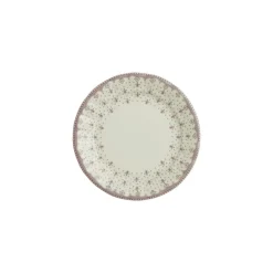 Plato de pastas colección Flor de Lis Rosa