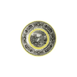 Plato de pastas colección Negro Vistas Yellow by Aaron Stewart Home
