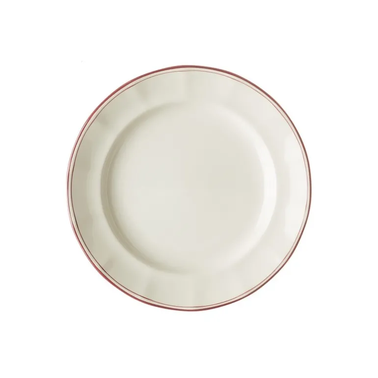 Plato de postre colección Basic Line Red