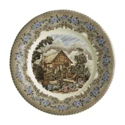 Plato llano 28 cm colección Viejo Molino