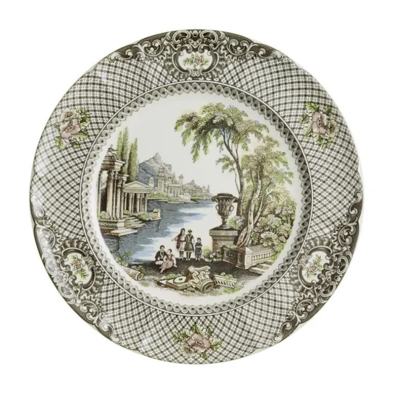 Plato llano 28 cm colección Atenea