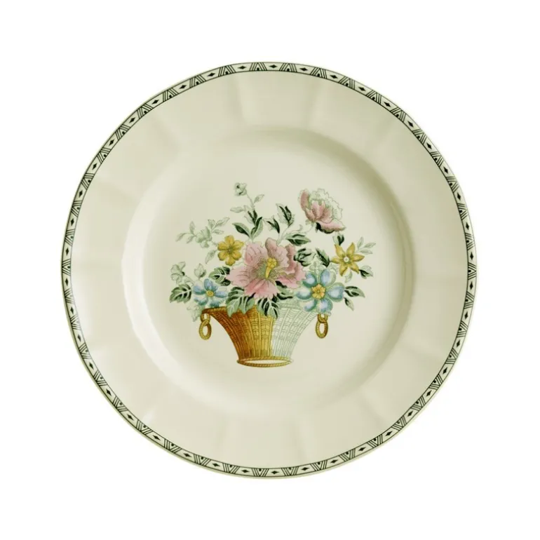 Plato llano colección Canasto Floral