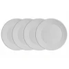 Set de 4 bajo-platos colección Imperio Blanca