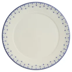Set de 4 bajo-platos colección Flor de Lis Azul
