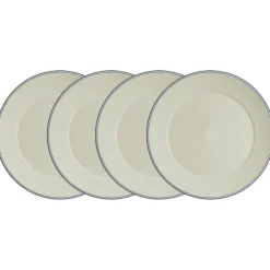 Set de 4 bajo-platos colección Basic Line Blue
