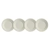 Set de 4 platos de pan colección Aurora Blanca