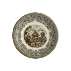 Set de 4 platos de postre colección Viejo Molino