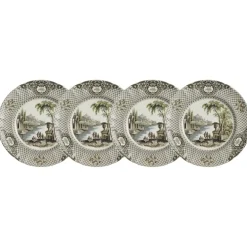 Set de 4 platos de postre colección Atenea