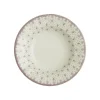 Set de 4 platos hondos colección Flor de Lis Rosa