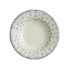 Set de 4 platos hondos colección Flor de Lis Azul