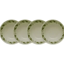 Set de 4 platos hondos colección Yedra