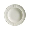 Set de 4 platos hondos colección Imperio Blanca