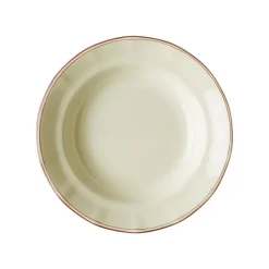 Set de 4 platos hondos colección Basic Line Red
