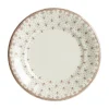 Set de 4 platos llanos 28 cm colección Flor de Lis Rosa