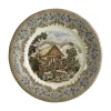 Set de 4 platos llanos 28 cm colección Viejo Molino