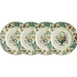 Set de 4 platos llanos 28 cm colección Bellavista