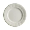 Set de 4 platos llanos colección Aurora Blanca