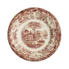 Set de 4 platos llanos colección 202 Rosa