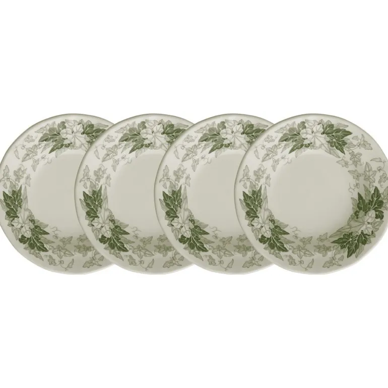 Set de 4 platos llanos colección Yedra