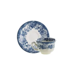 Set de 4 tazas de café con platillos colección Ceilán
