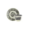Set de 4 tazas de café con platillos colección Negro Vistas