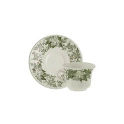 Set de 4 tazas de café con platillos colección Yedra