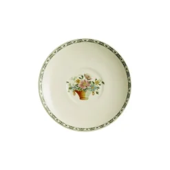 Set de 4 tazas de consomé con platillos colección Canasto Floral