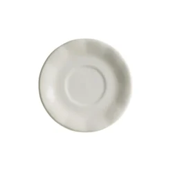 Set de 12 tazas de consomé con platillos colección Aurora Blanca