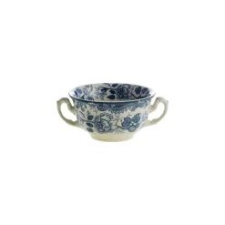 Set de 6 tazas de consomé con platillos colección Ceilán