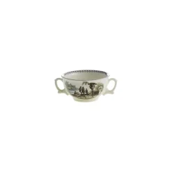 Set de 6 tazas de consomé con platillos colección Atenea