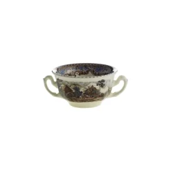 Set de 6 tazas de consomé con platillos colección Viejo Molino
